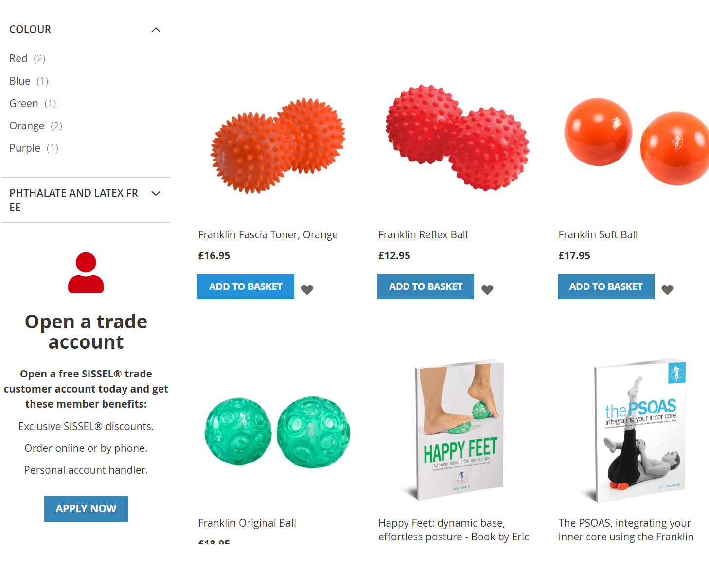 SISSEL UK Category Page