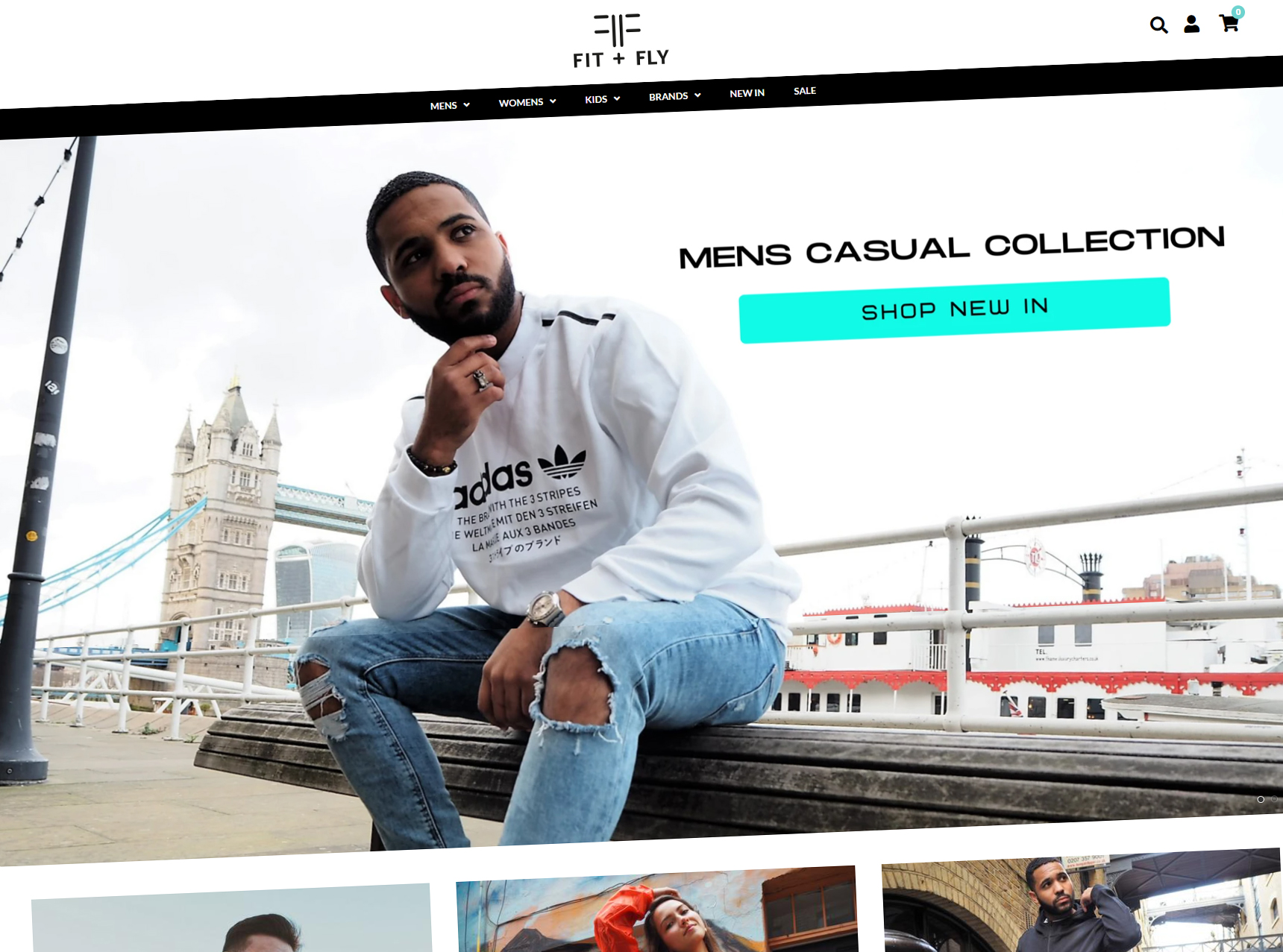 Fit n Fly Shopify Website