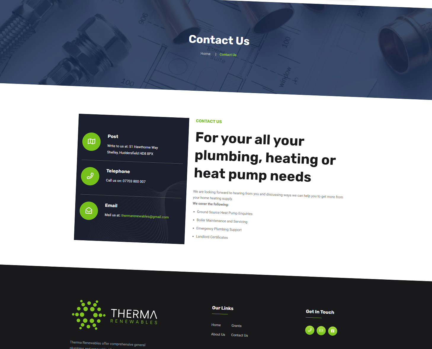 Therma Renewables Contact Us