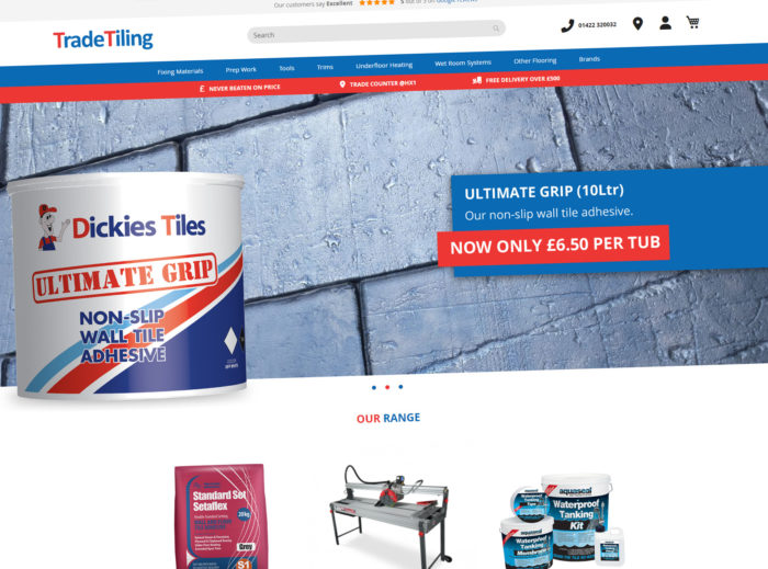 Dickies Tiles - Trade Tiling Homepage