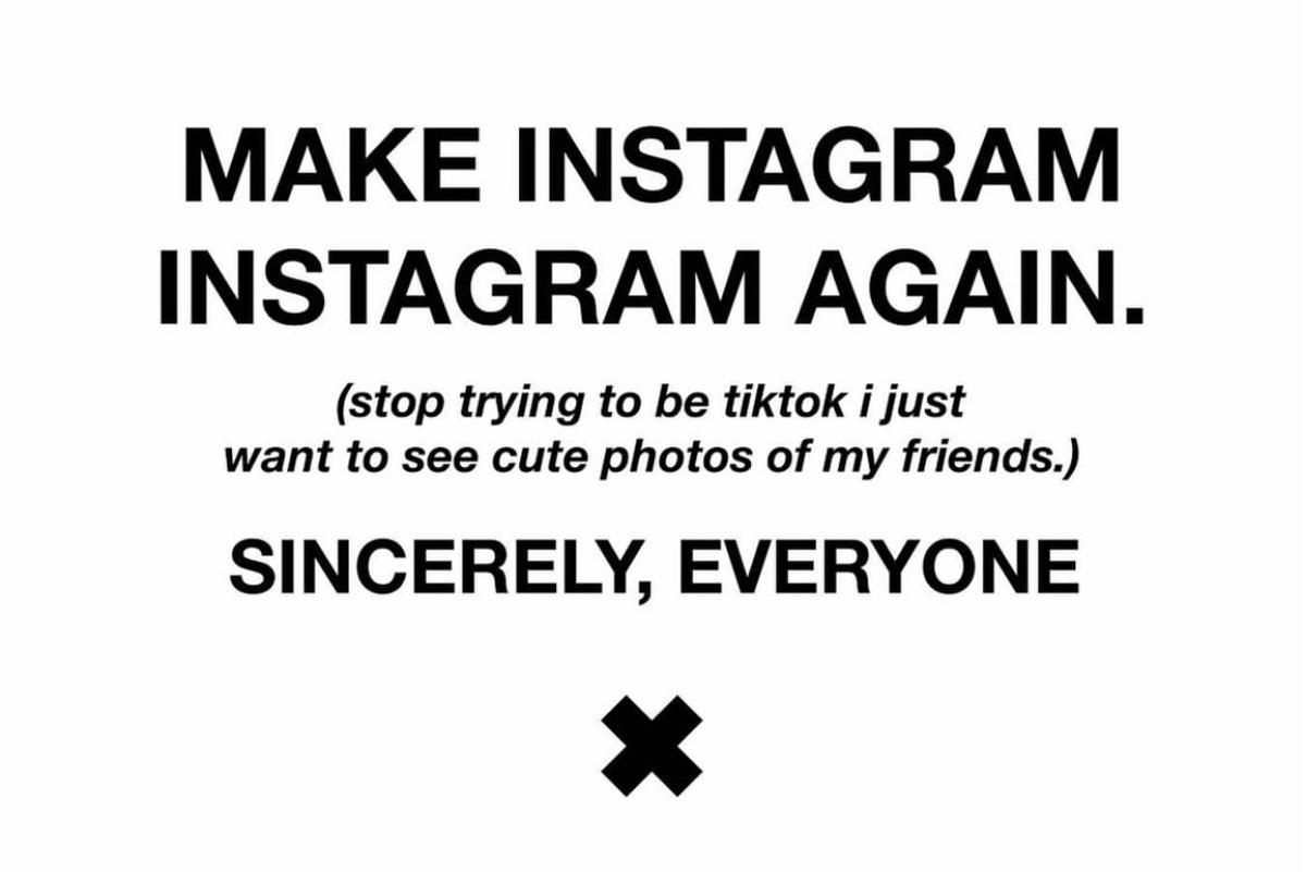 Make Instagram Instagram Again