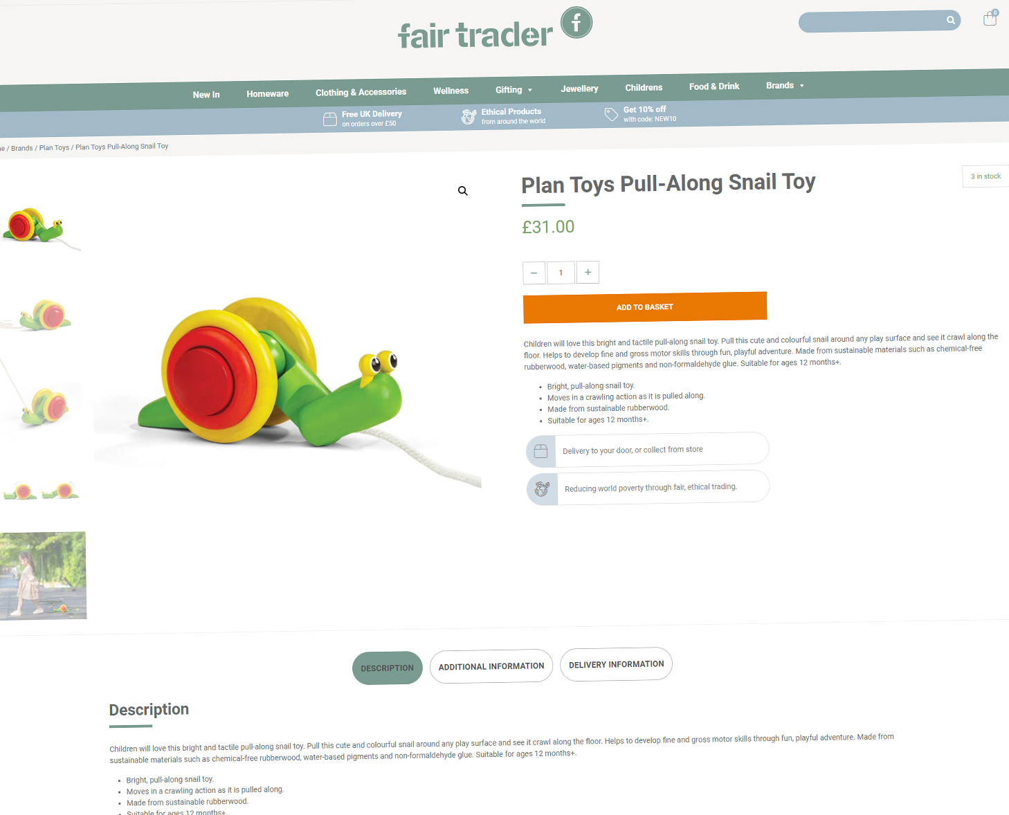 Fair Trader eCommerce Magento 2 Product Page